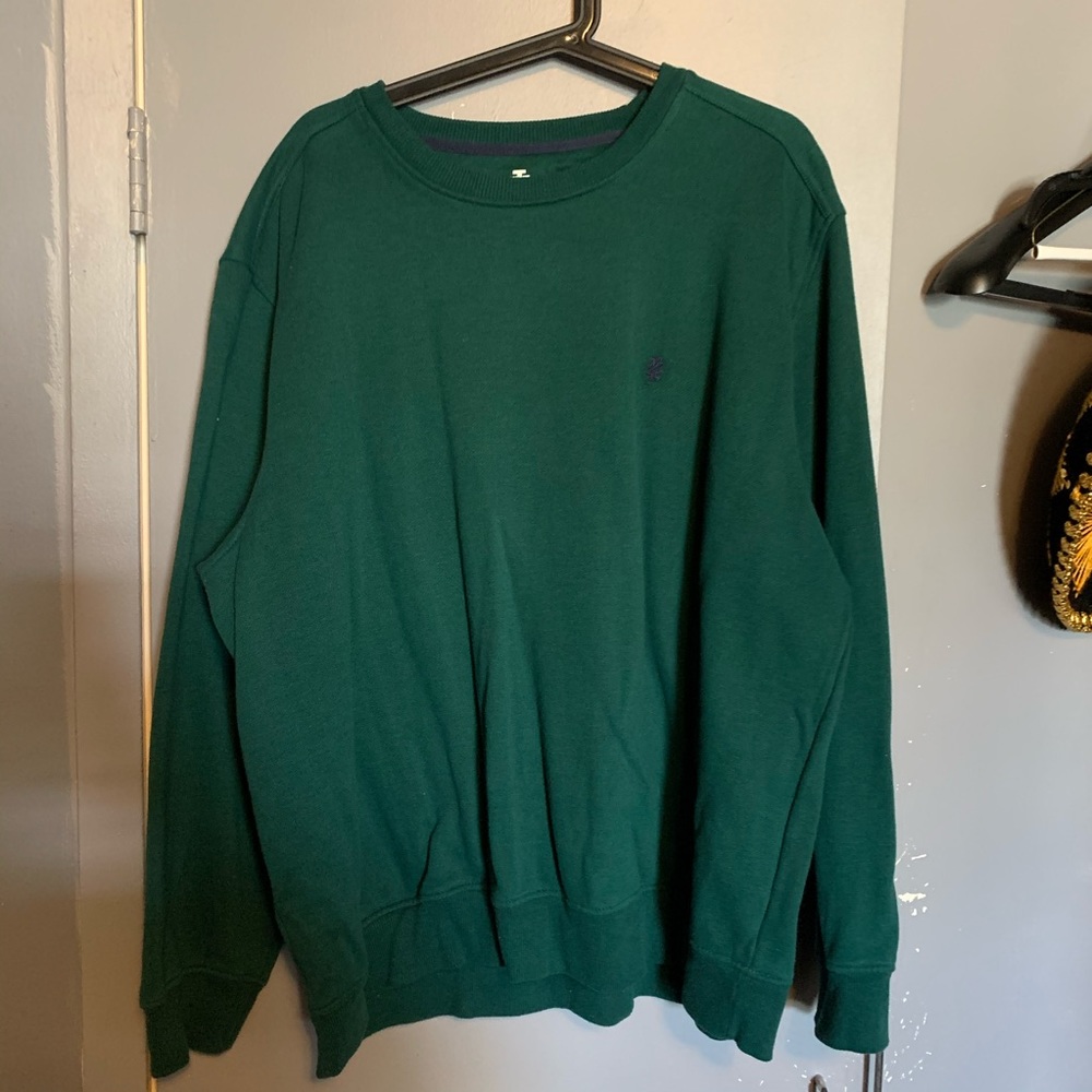 Green izod sweater